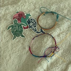 sticker pack with bracelets